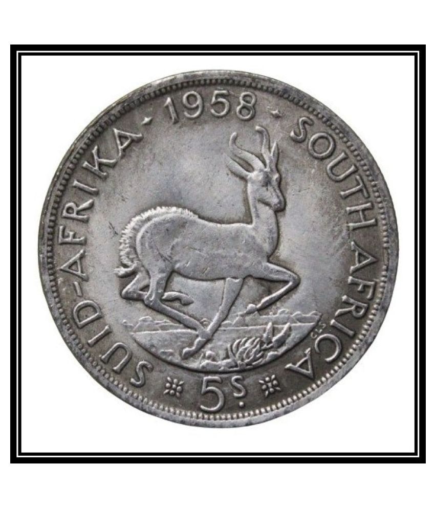     			5s  ( 1958 )  Elizabeth - II  Regina   South   Africa   Pack  of  1   Extremely   Rare   Coin