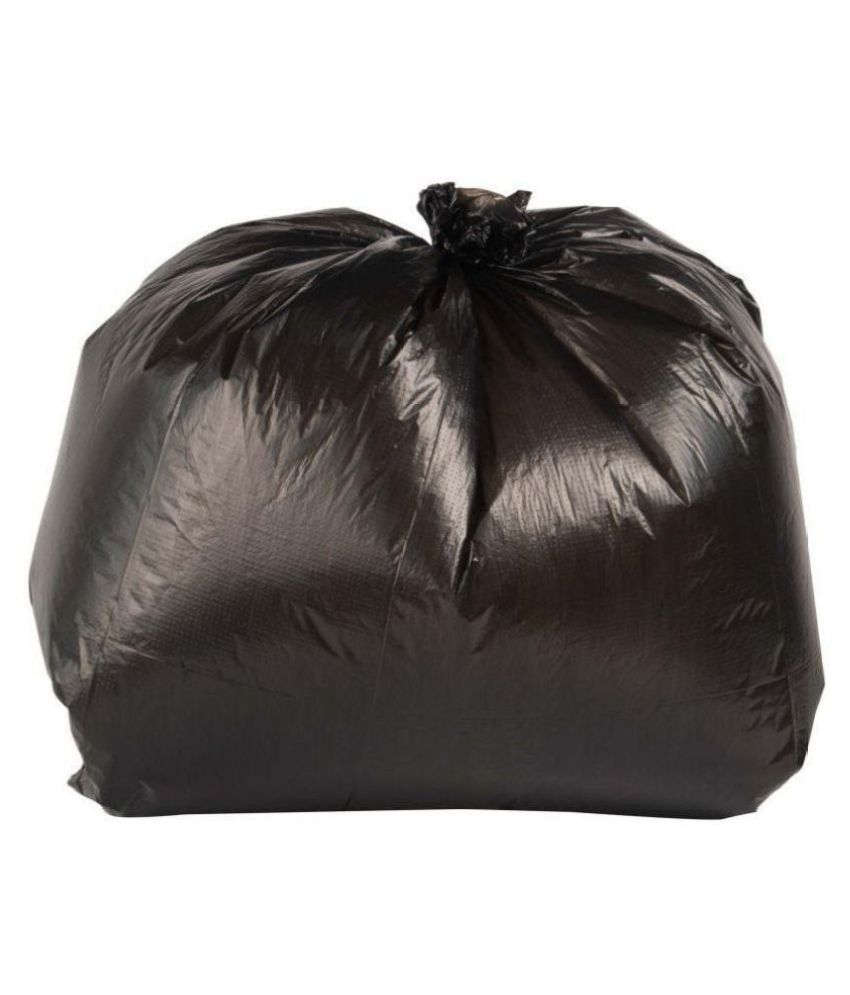     			C I 180pcs Medium Garbage Bags - 6 Packs of 30 pcs - 180 pcs - 19X21 Black Medium Disposable Garbage Trash Waste Dustbin Kitchen Bags & Covers