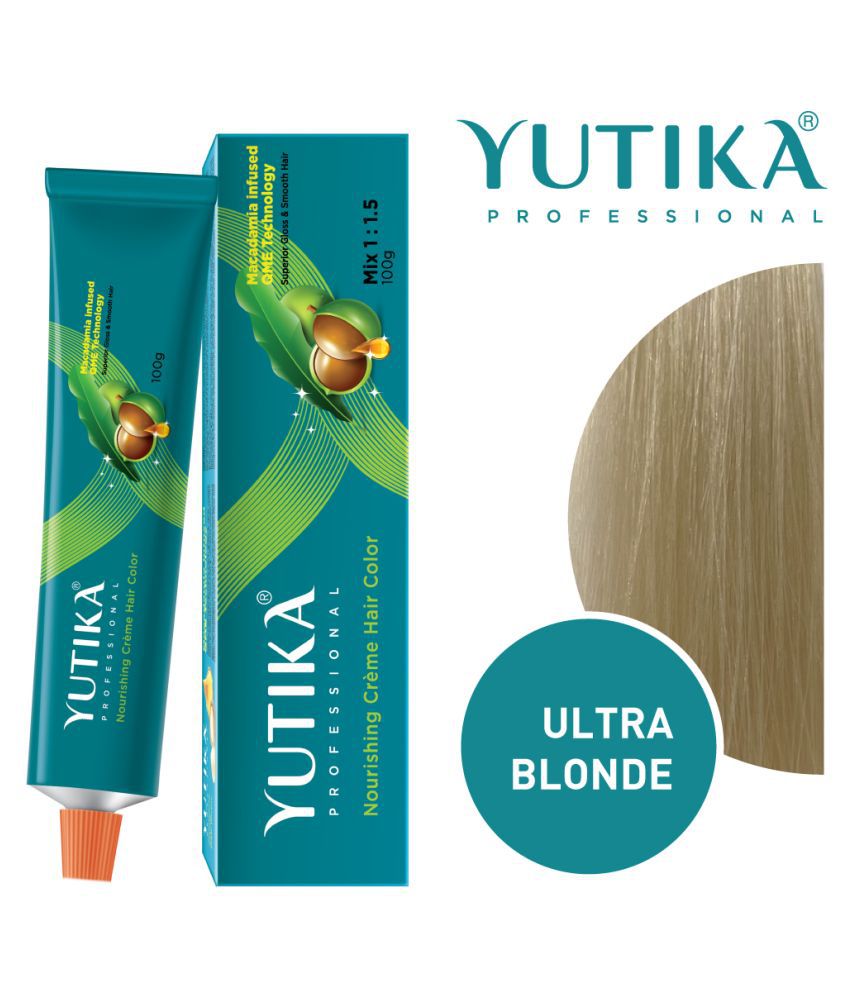     			yutika Professional Creme Permanent Hair Color Blonde (Ultra Blonde) 100 g