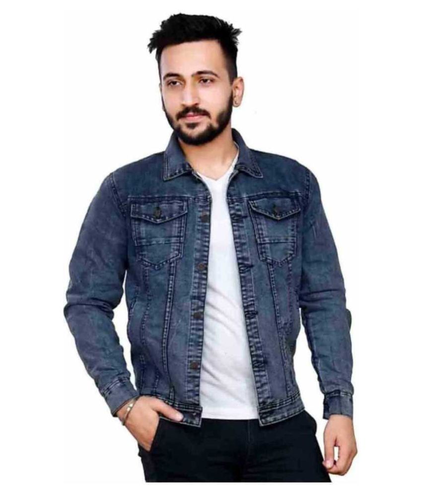     			ARBIA FUNKI Blue Denim Jacket