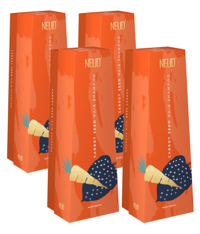NEUD Carrot Seed Premium Shampoo 1200 mL Pack of 4