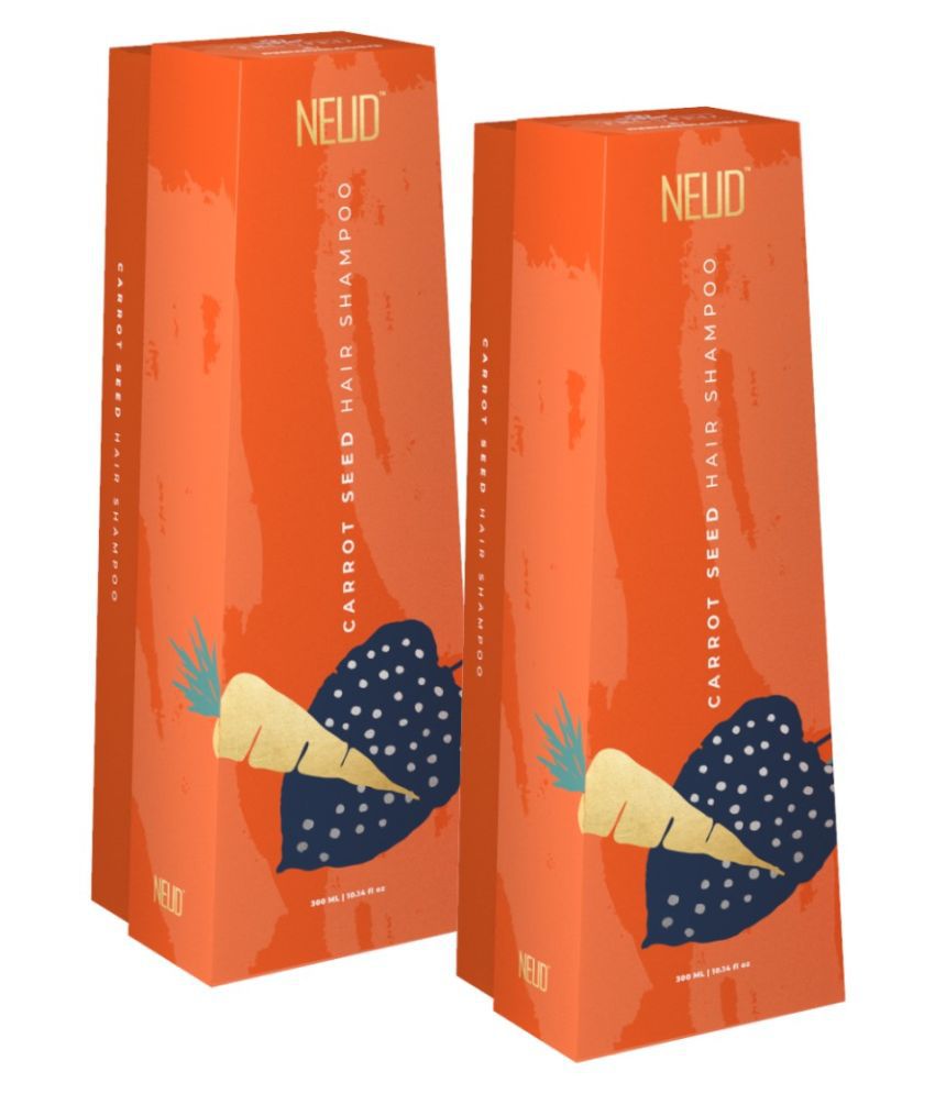 NEUD Carrot Seed Premium Shampoo 600 mL Pack of 2