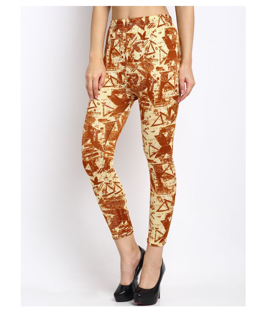 light brown jeggings