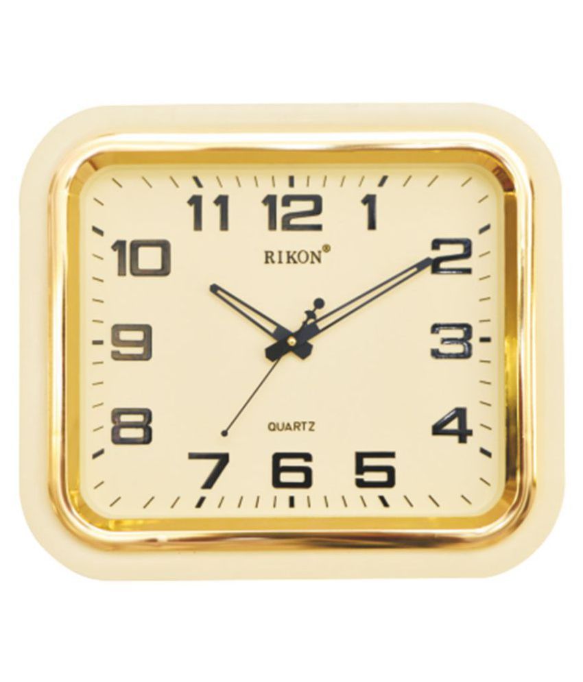 RIKON Square Analog Wall Clock RK3251 PLAIN ( 36 x 4 cm ) Buy RIKON