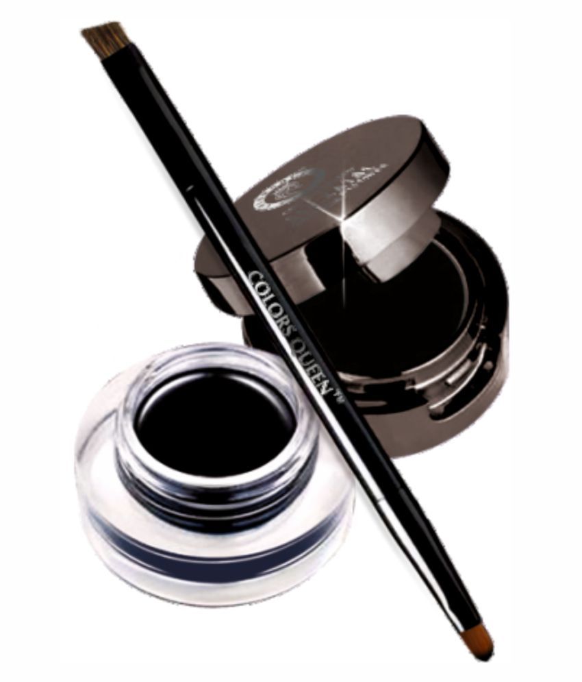 Buy Colors Queen Gel Kajal & Cake Eye liner Kajal Gel Black 7 g Online