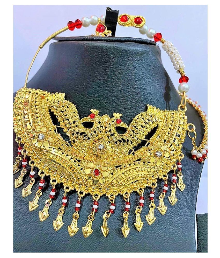 Gold Plated Designer Stylish Kumaoni Peacock Head Big Size Open Loop Nathiya Nose Pin For Women Festival Look With Box Buy Gold Plated Designer Stylish Kumaoni Peacock Head Big Size Open Loop Nathiya Nose The latest traditional gold nath designs for weddings, with price and weight shown. gold plated designer stylish kumaoni peacock head big size open loop nathiya nose pin for women festival look with box