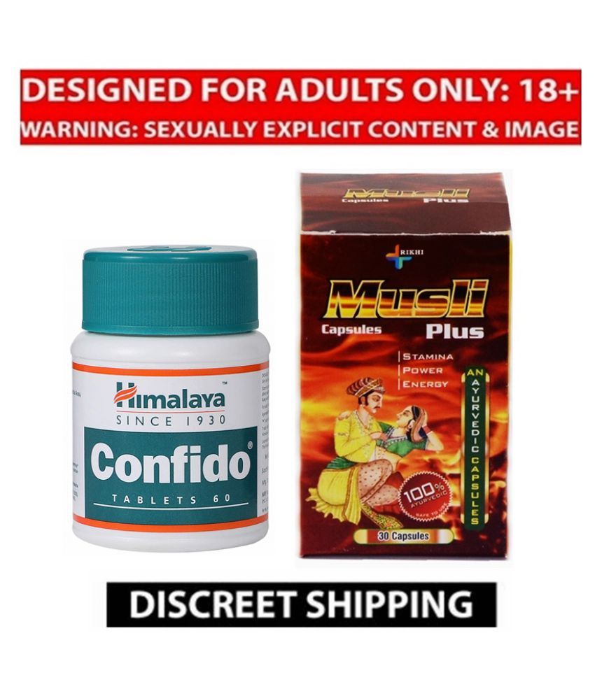     			Syan Deals Himalaya Confido 60 Tablets & Musli Plus Ayurvedic 30 Capsule Combo Pack