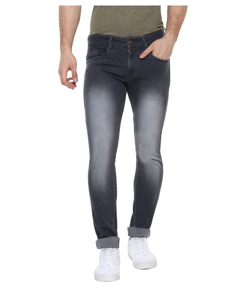     			Urbano Fashion - Grey Cotton Blend Slim Fit Men's Jeans ( Pack of 1 )