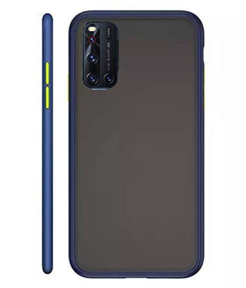 Vivo V17 Glass Cover Shining Stars Blue Smoke Translucent Matte