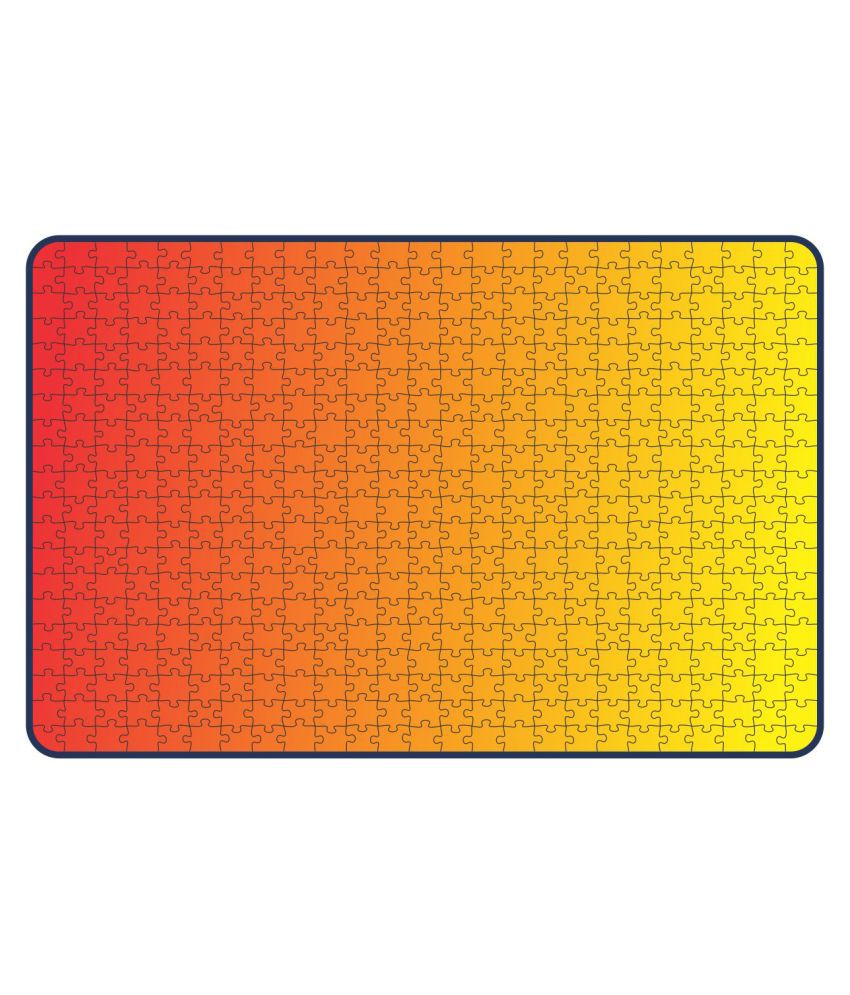    			Webby Gradient Orange-Yellow Wooden Jigsaw Puzzle, 500 Pieces