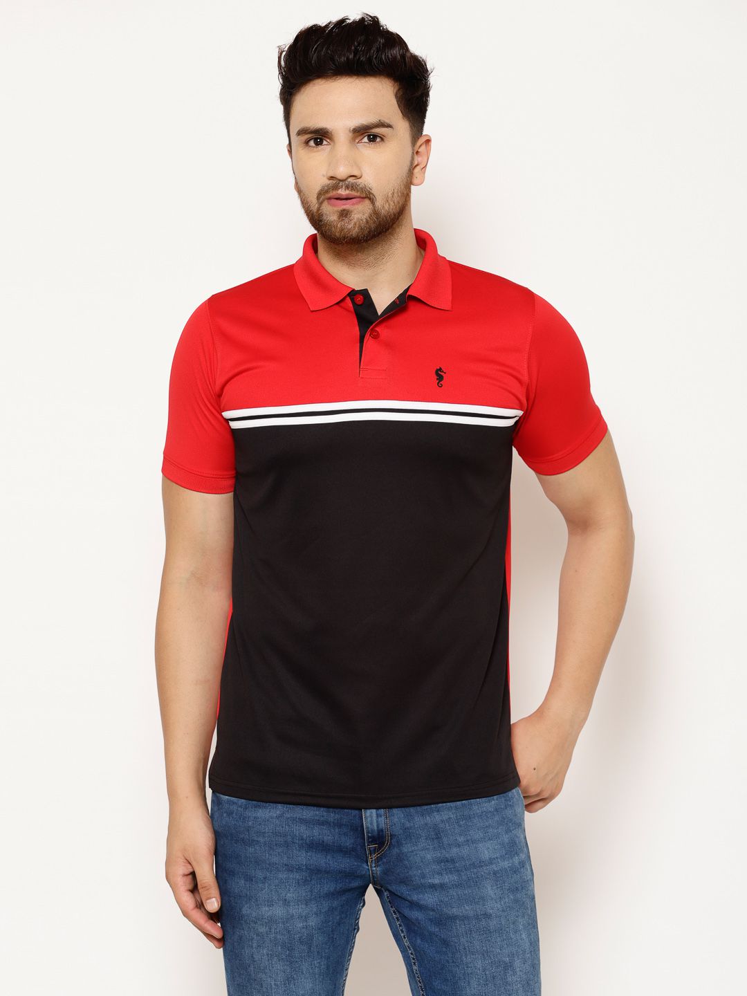     			EPPE - Red Polyester Regular Fit Men's Sports Polo T-Shirt ( Pack of 1 )