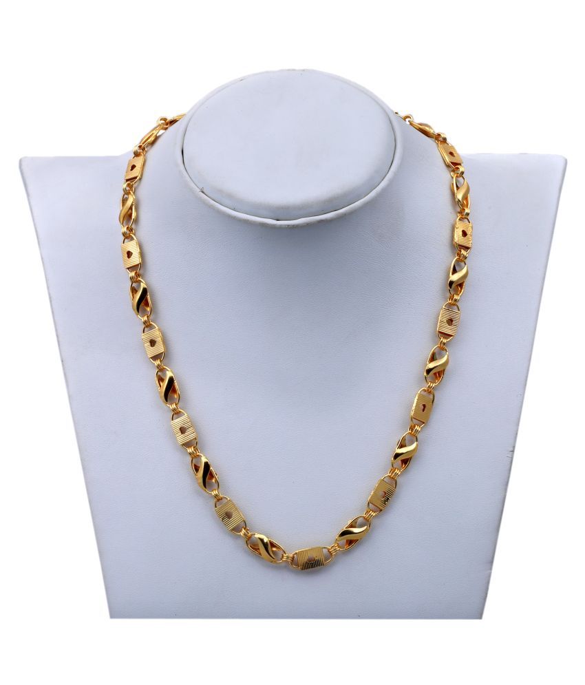 gold plated mens chain online shopping