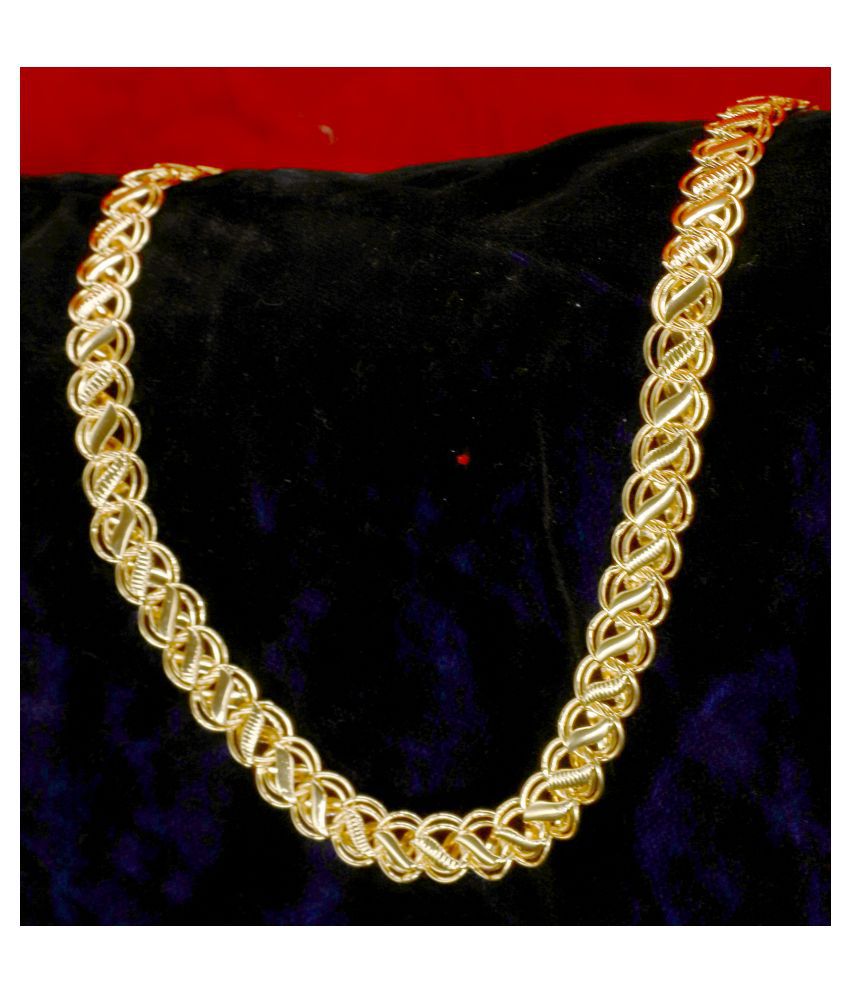     			KRIMO Gold Plated Mens Necklace Chain-1001
