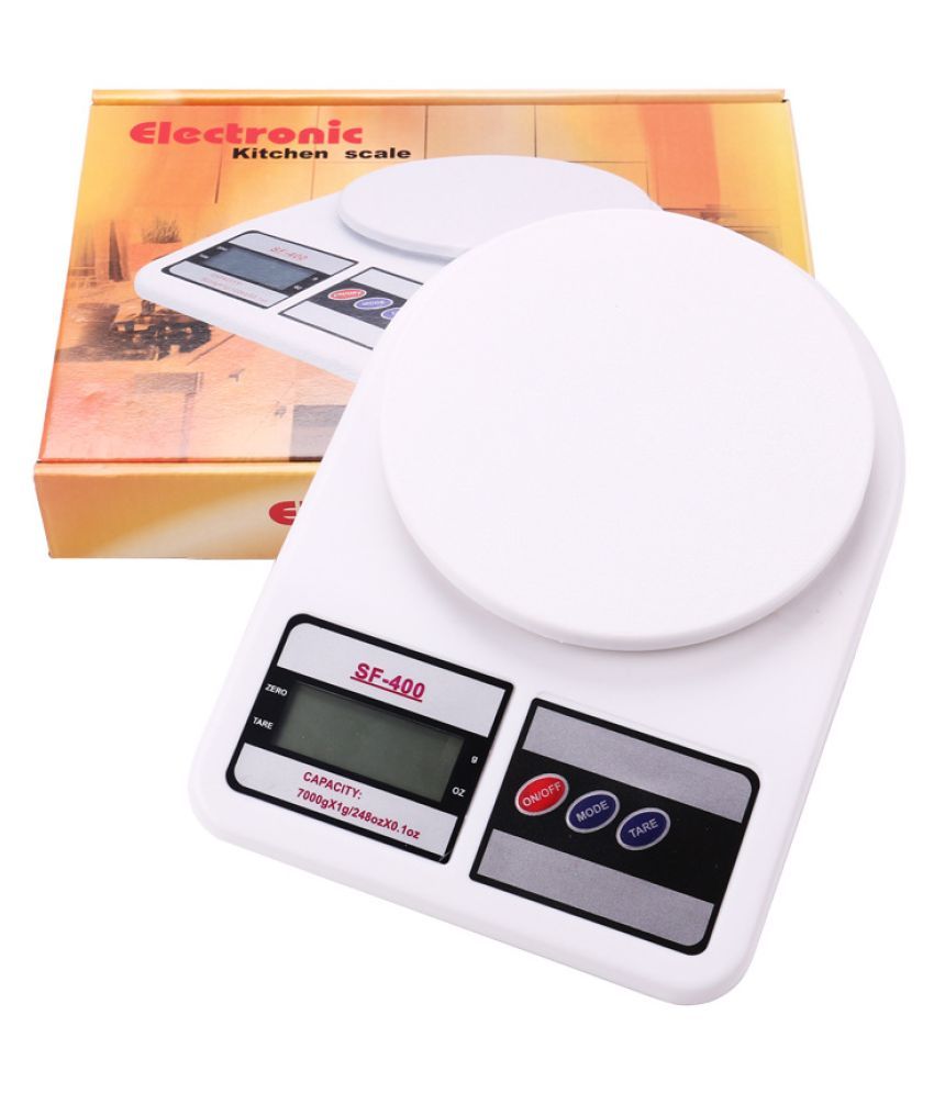 ZYNATY 10kg Electronic Digital Kitchen Scale SF-400 Scale WHITE: Buy