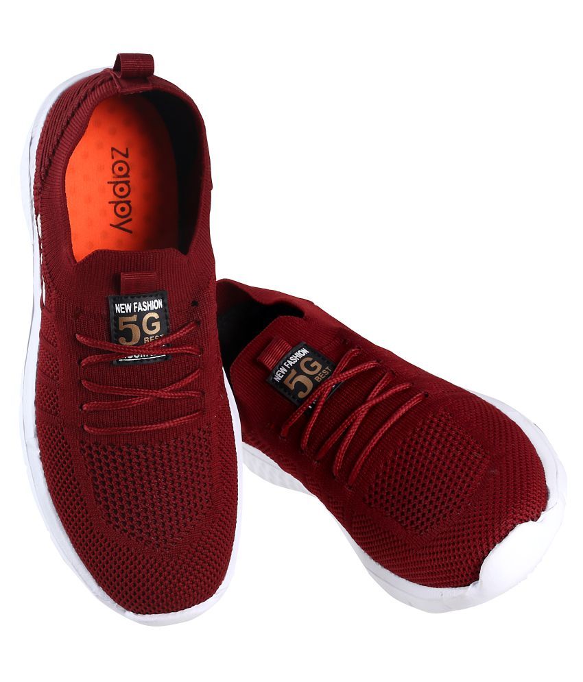zappy pink casual shoes