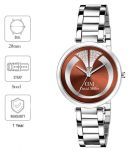 David Miller - Silver Stainless Steel Analog Womens Watch