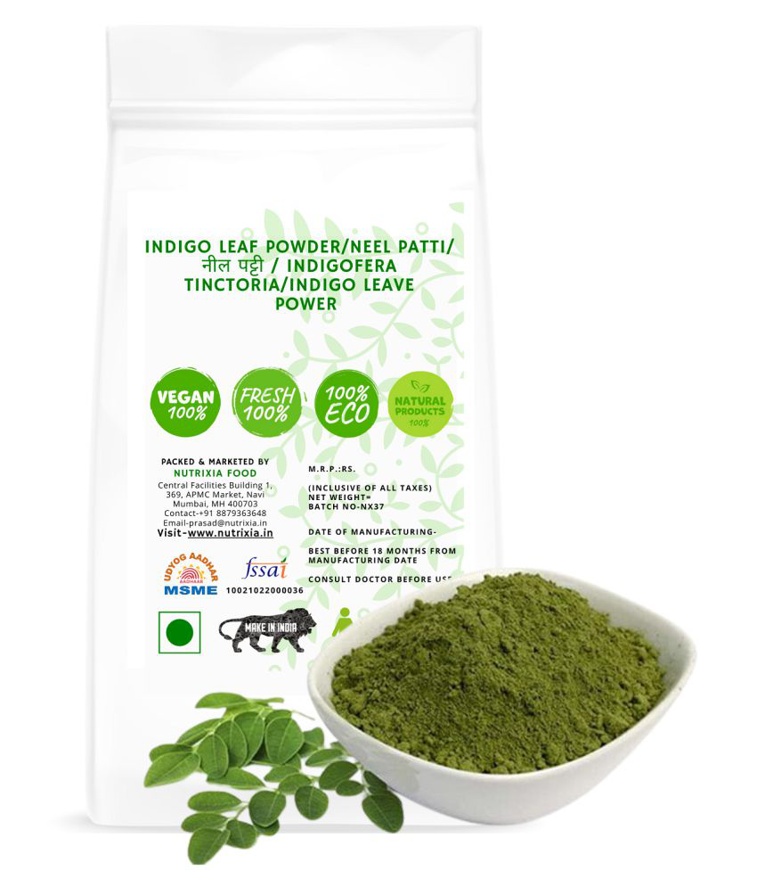     			Nutrixia Food \nIndigo Leaf Powder/Neel Patti Powder 100 gm Pack Of 1