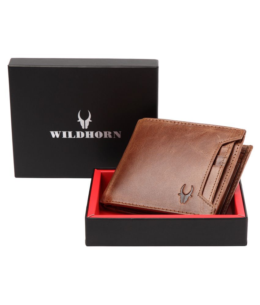 WildHorn Leather Tan Casual Regular Wallet: Buy Online at Low Price in ...