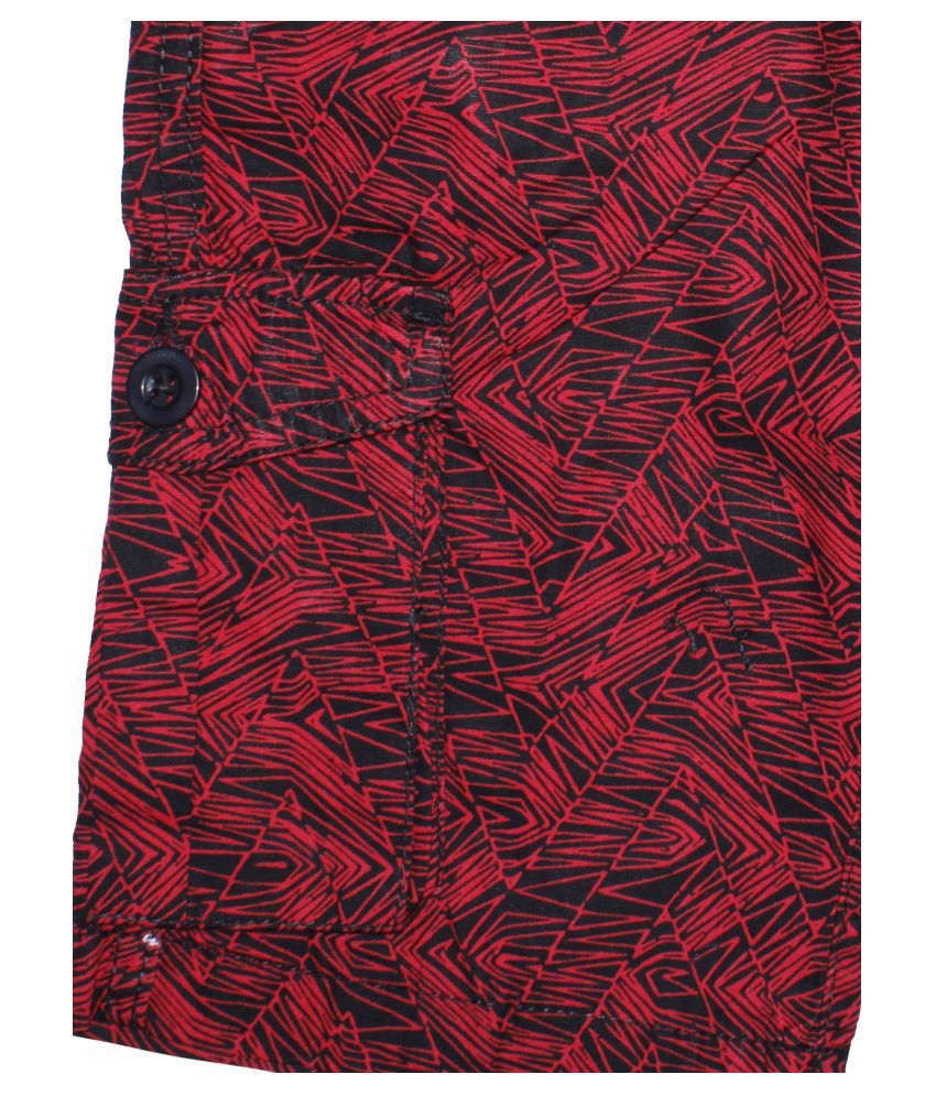 poplin knee length shorts