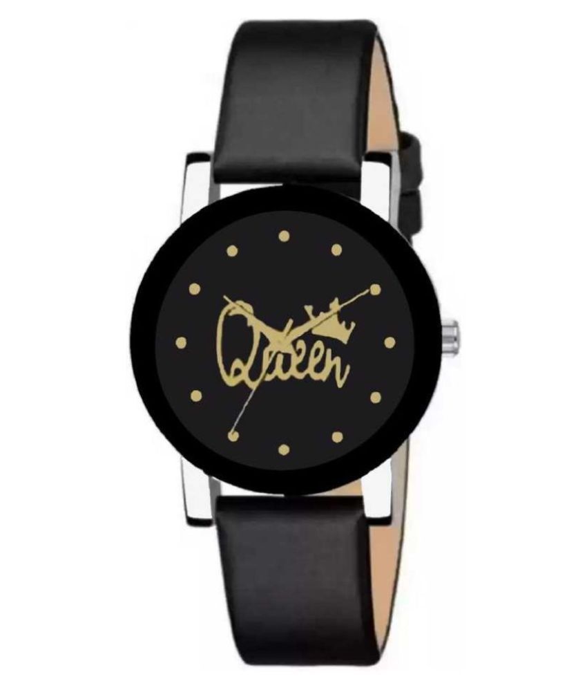     			EMPERO Leather Round Womens Watch