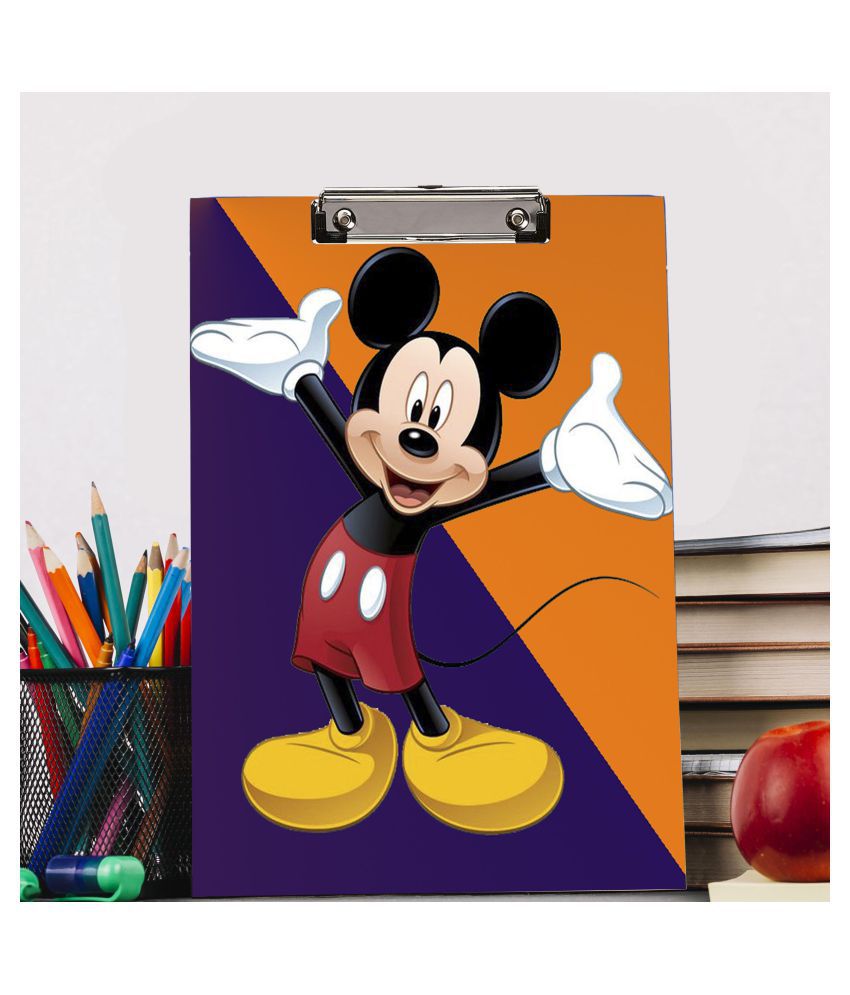 Mickey Mouse King Design Digital Reprint Clip Board Exam Pad (  Inches) Premium Quality: Buy Online at Best Price in India - Snapdeal