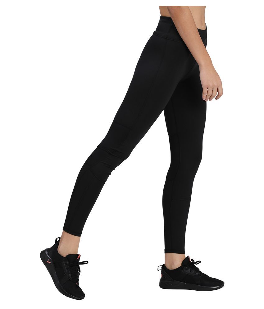 puma tights womens black