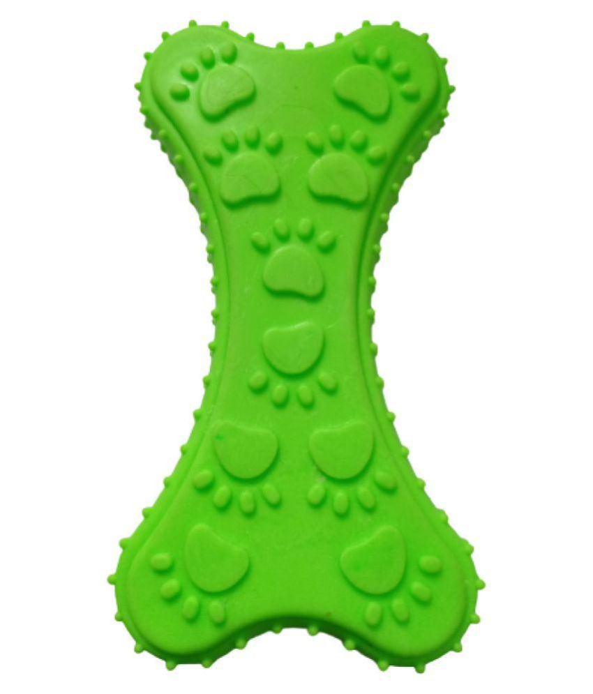     			KOKIWOOWOO Rubber Bone Toy Non-Toxic Rubber Toy for Dog