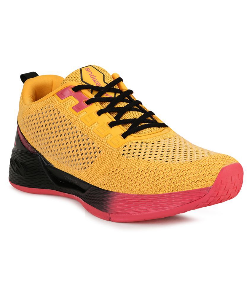     			Campus PARADISE Yellow  Men's Sports Running Shoes