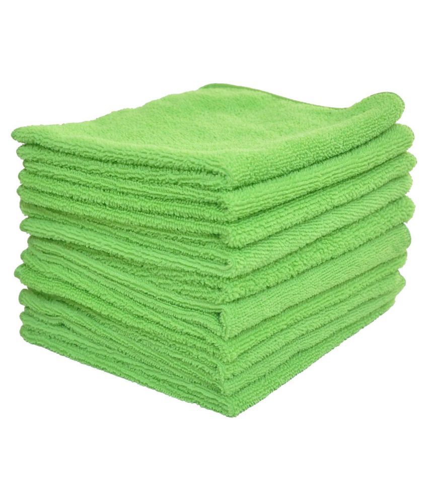 INGENS Microfiber Cloth for Car Cleaning and Detailing, Dual Sided, Extra Thick Plush Microfiber Towel Lint-Free,  250 GSM, 40cm x 40cm PACK OF 10