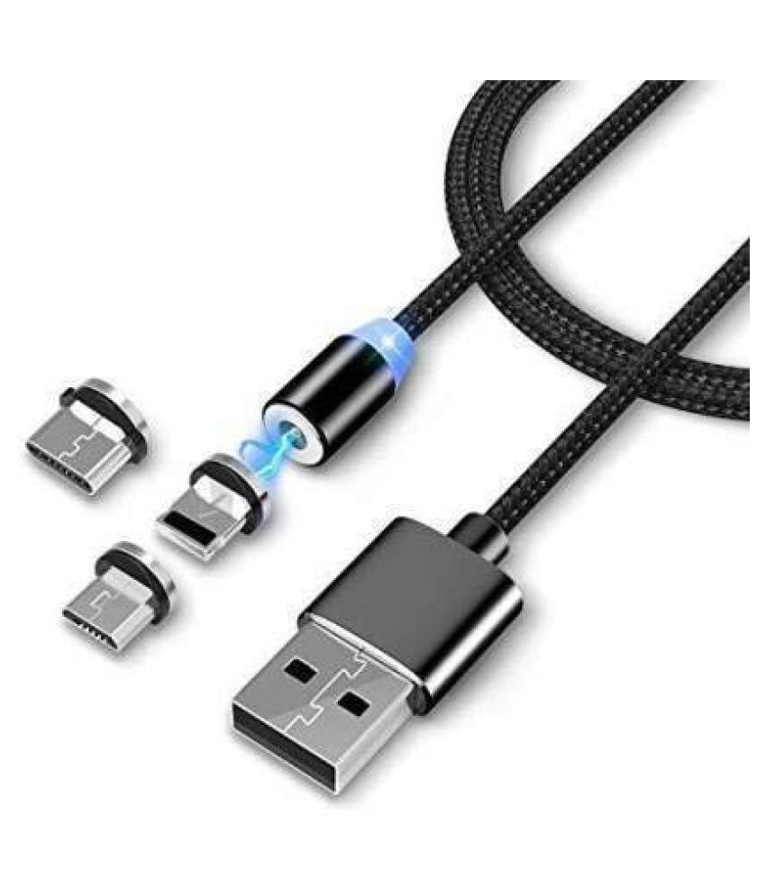 total Jugar con Influyente X-CABLES X-Cable Metal Magnetic Cable Charging Black NA Accessories - 100  cm - Selfie Sticks & Accessories Online at Low Prices | Snapdeal India