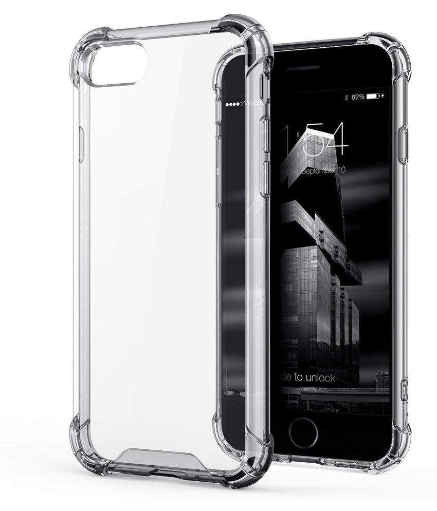     			Apple Iphone 8 Shock Proof Case KOVADO - Transparent Premium Transparent Case