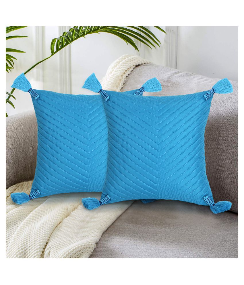     			mezposh Set of 2 Polyester Cushion Covers 30X30 cm (12X12)