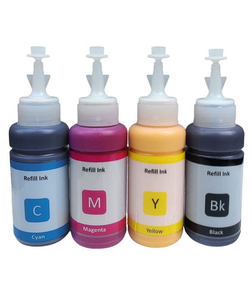 Dura-Jet Sublimation Multicolor Pack of 4 Ink bottle for Epson L130, L360, L361, L210, L220 