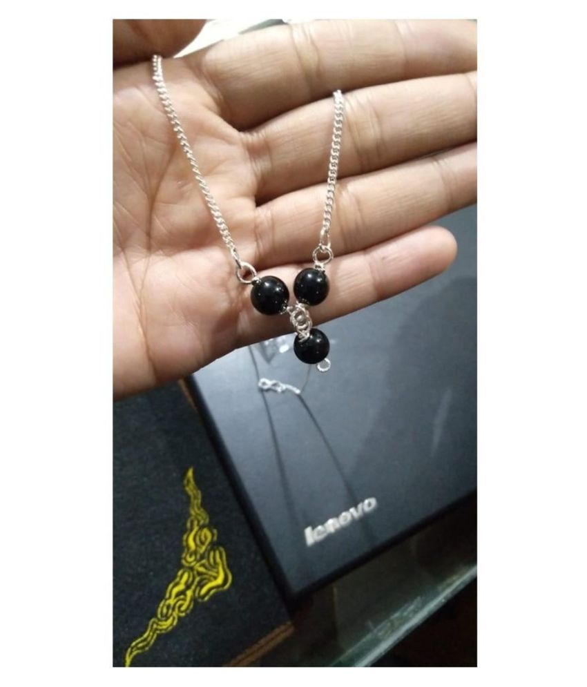 black tourmaline stone necklace