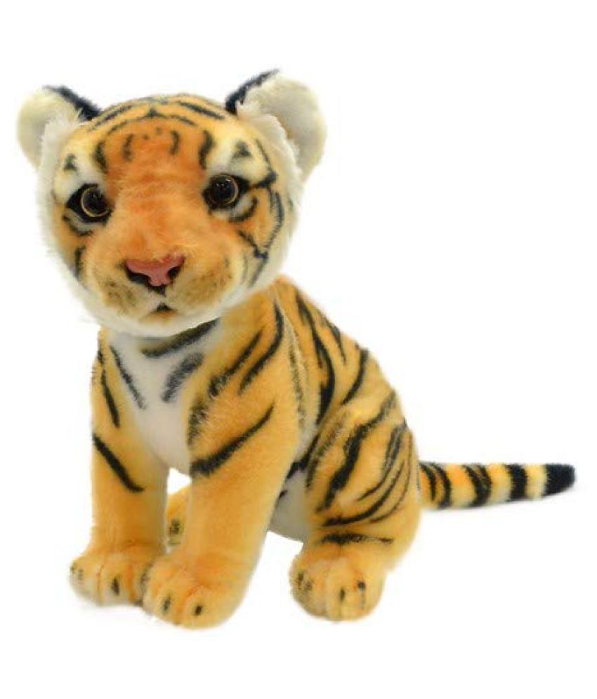     			Tickles Siberian Jungle Tiger Soft Stuffed Animal Plush Toy for Kids Birthday Gifts Home & Car Decoration (Color: Yellow & Black Size: 30 Cm)
