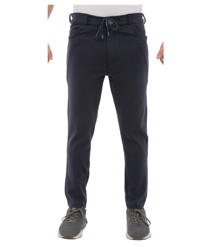 navy trackpants