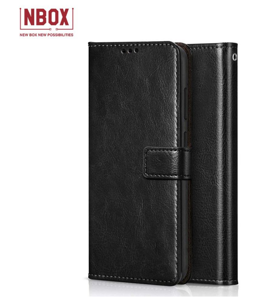 Asus Zenfone Max Pro M1 Flip Mobile Cover by NBOX Black