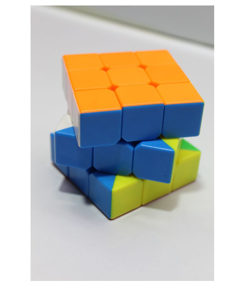 Cube | 3x3x3 High Speed Magic Cube | High Stability, Stickerless, Amazing Stress Reliever Educational Cube Puzzle