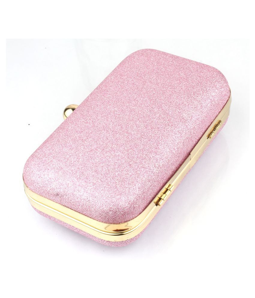 raspberry pink clutch bag