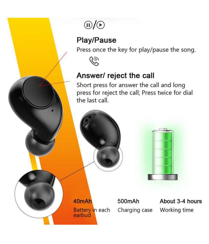 drums q9b super bass Ear Buds Wireless With Mic Headphones/Earphones