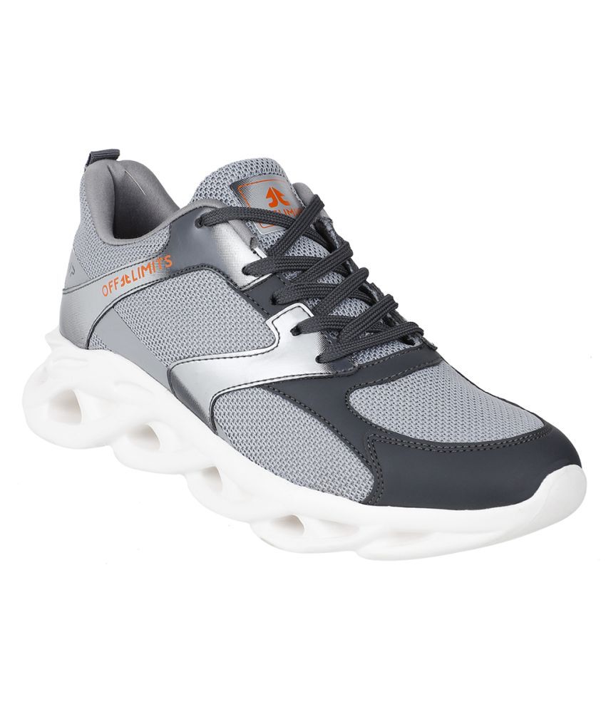     			OFF LIMITS FIRE FOX Gray Running Shoes