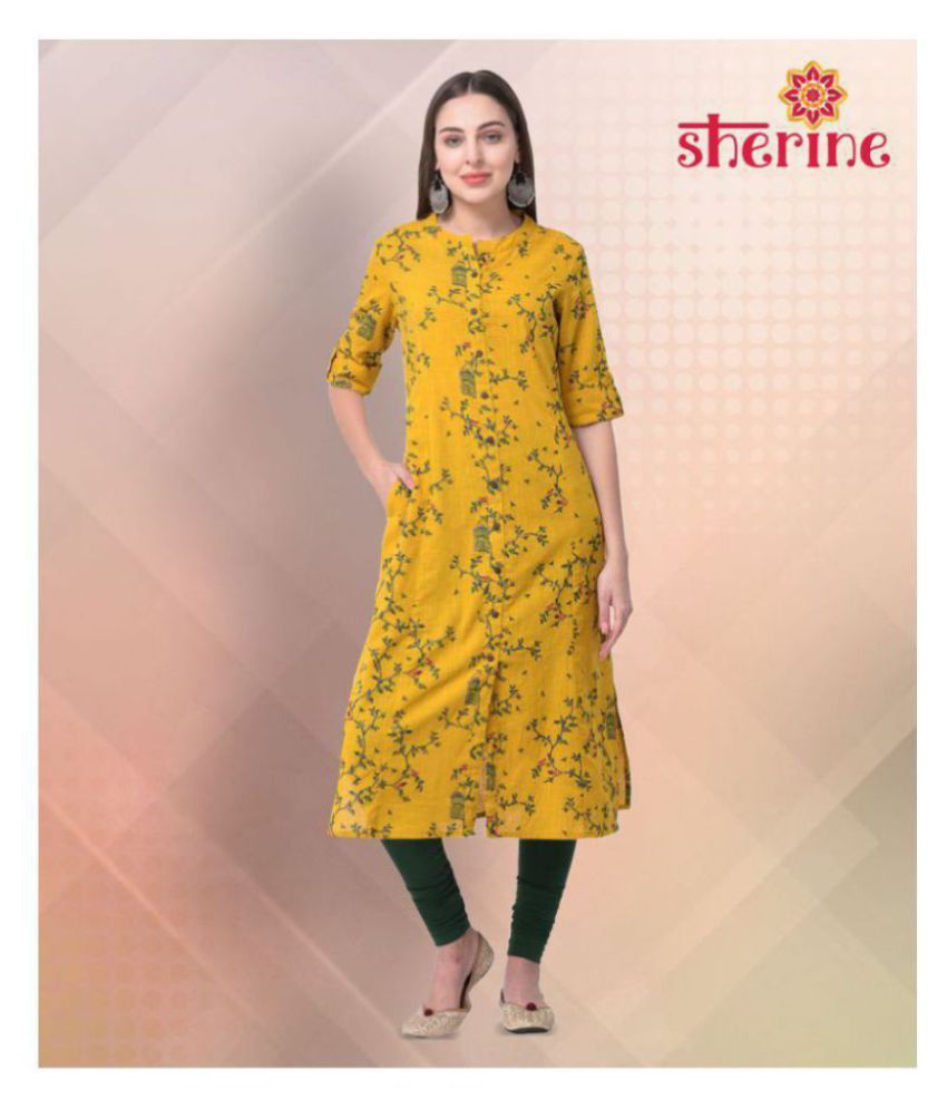 cotton aline kurta
