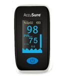 AccuSure YK011 Fingertip pulse oximeter with OLED Display, Blood Oxygen Saturation -Multicolor