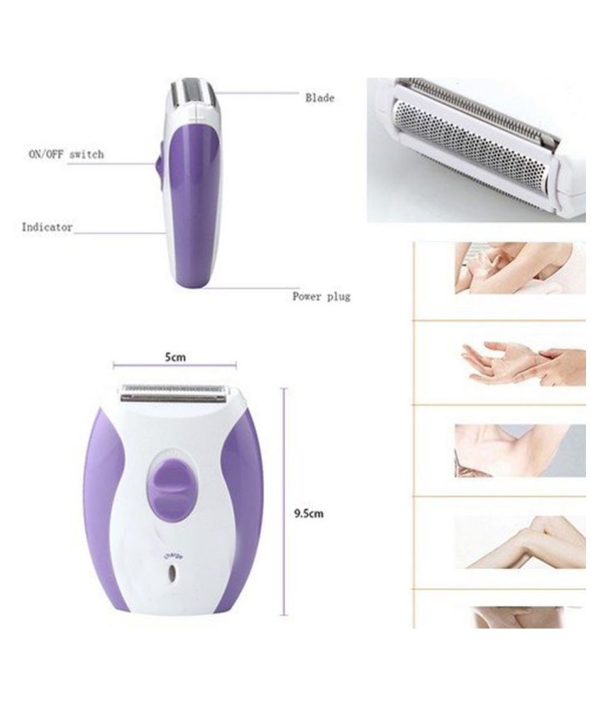 KB Rechargeable Lady Epilator Beard Trimmer Women Shaver Electric Razor