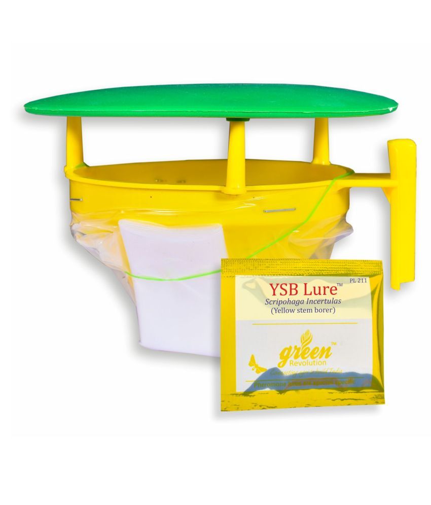     			Funnel Pheromone Trap with YSB Pheromone Lure (Scirpophaga Incertulas) for Yellow Steam Borer Pheromone Trap. pack of 10 complete for 1 acre.