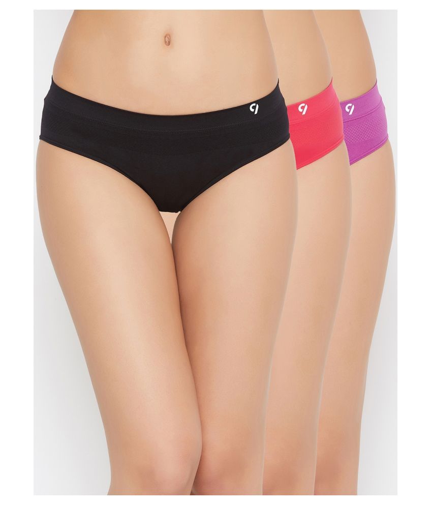     			C9 Airwear Pack of 3 Nylon Women's Briefs ( Multi Color )