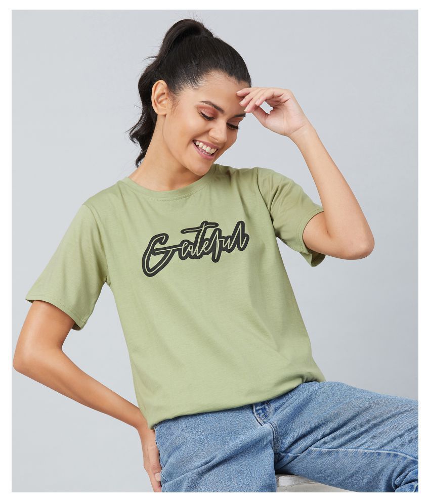     			Chimpaaanzee Cotton Green T-Shirts