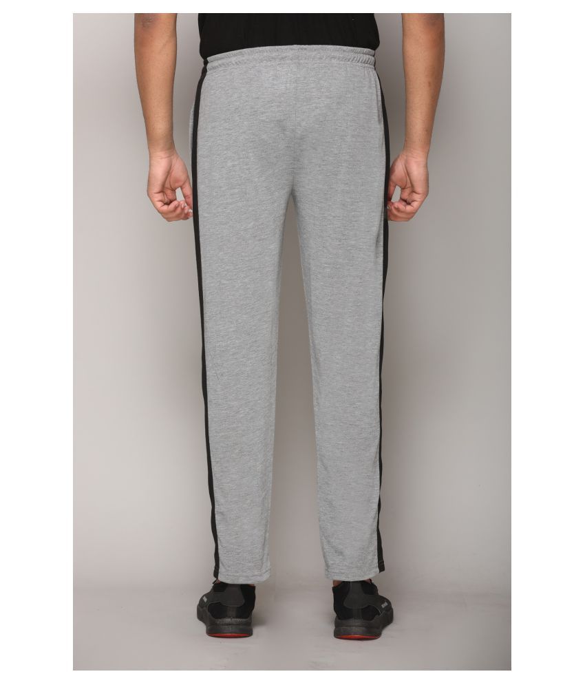 dark grey track pants