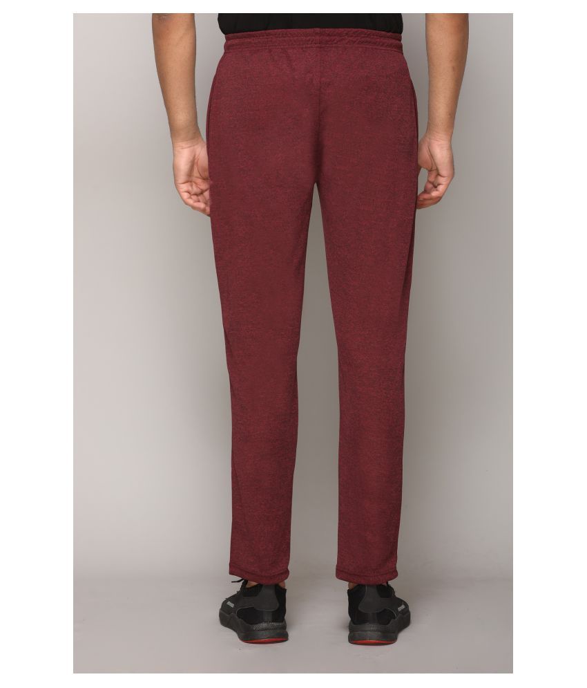 maroon track pants womens