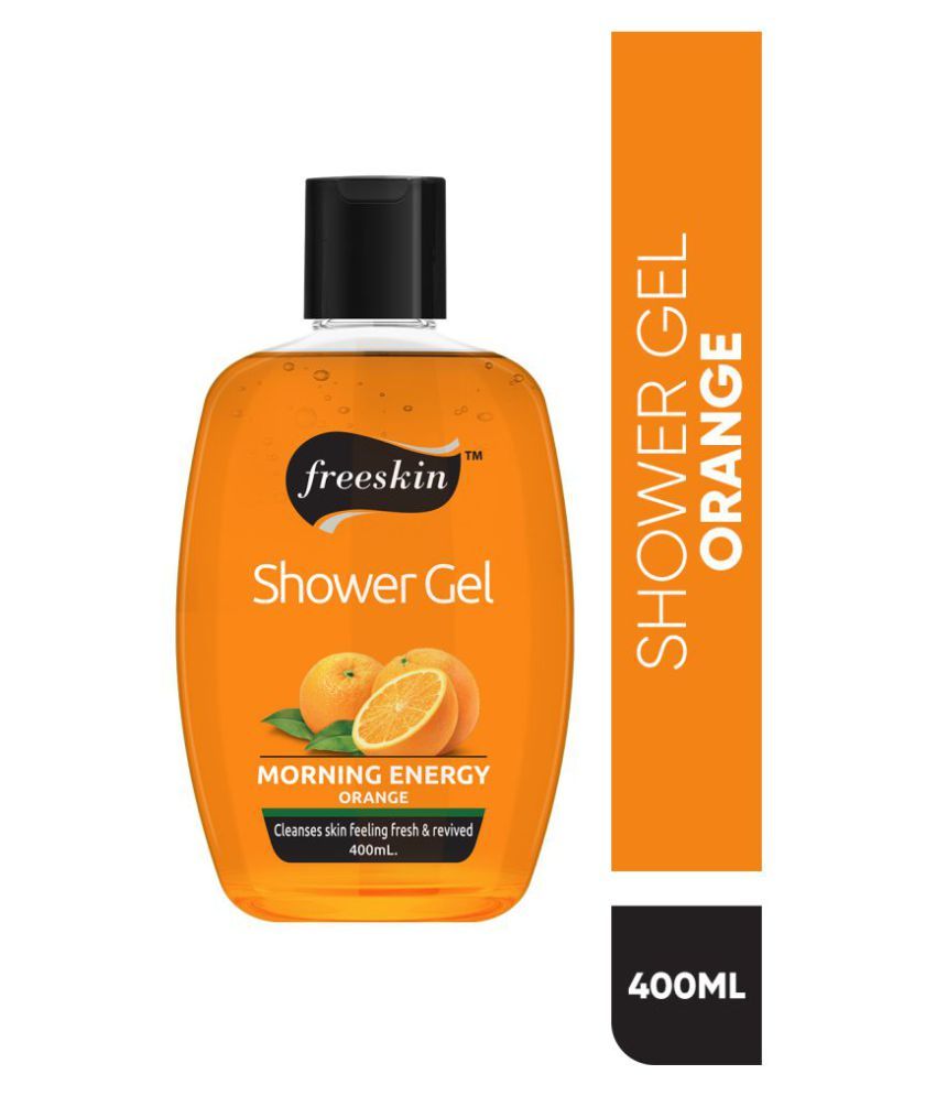 Free Skin Morning Energy Orange Shower Gel For Cleanser Skin Feeling